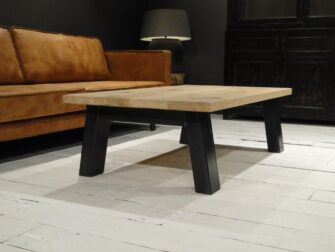 salontafel stalen poot
