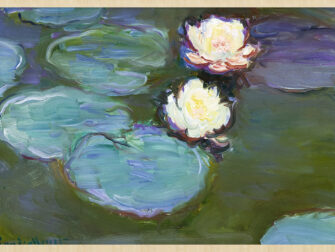 Monet Water Lilies painting