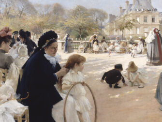 Albert Edelfelt, The Luxembourg Gardens, Paris / Pariisin Luxemb