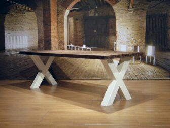 eettafel wit onderstel