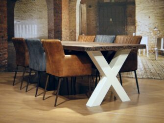 maatwerk tafel witte poot