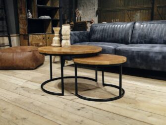 ronde salontafel monterado