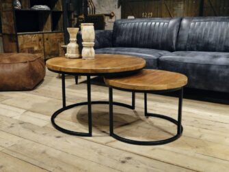 ronde salontafel monterado