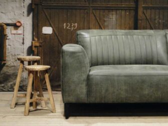 industriele leren bank tivoli