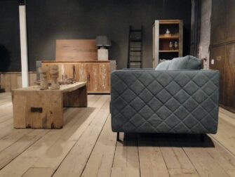 4 zits bank leer grijs