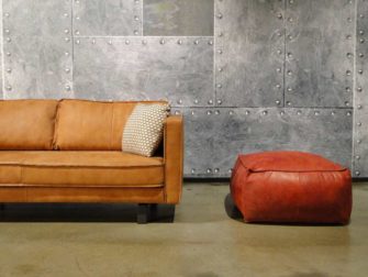 grote 5 zits bank cognac