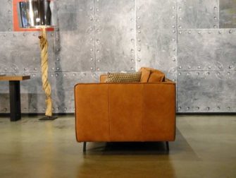 grote 5 zits bank cognac