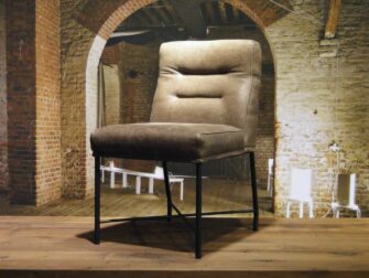 leren eetkamerstoel bruin