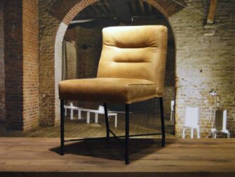 leren eetkamerstoel cognac