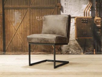 etkamerstoel Pesara - leer - Moro