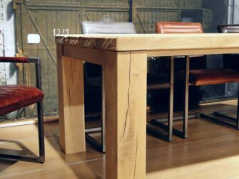 Tafel Campo - 240x100 ultra matte lak 6cm dik balkenblad