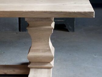 massief eiken kloostertafel