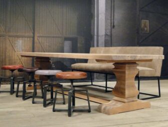 massief eiken kloostertafel ingar