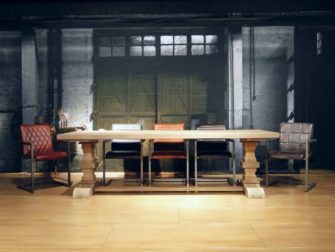 3 meter eiken kloostertafel