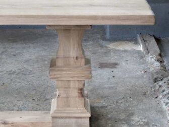 rustiek eiken kloostertafel