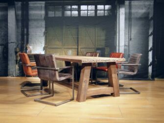 oud eiken eettafel paysan