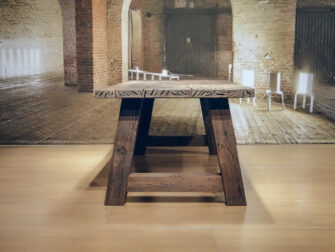 oud eiken eettafel paysan