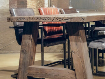 oud eiken eettafel paysan