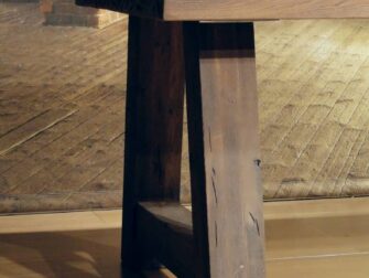 oud eiken eettafel paysan