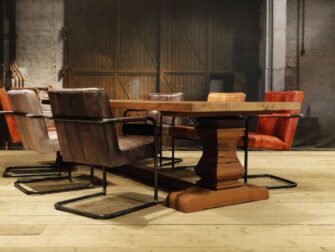 8 persoons kloostertafel eiken