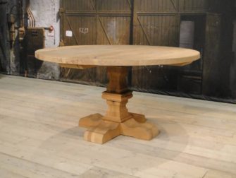 massief eiken kloostertafel