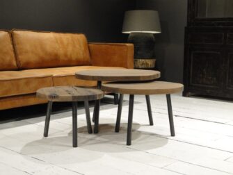 ronde salontafel set van 3