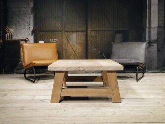 robuuste eiken salontafel