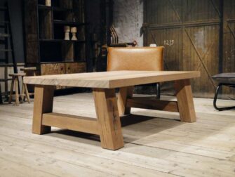 robuuste eiken salontafel
