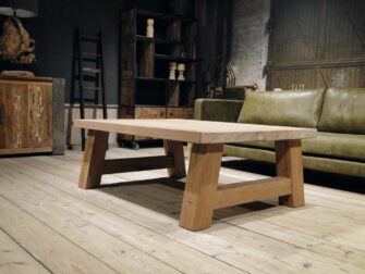 robuuste eiken salontafel