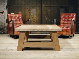 robuuste eiken salontafel