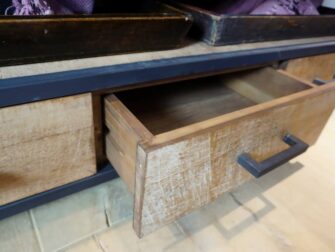 industrieel tv meubel met laden