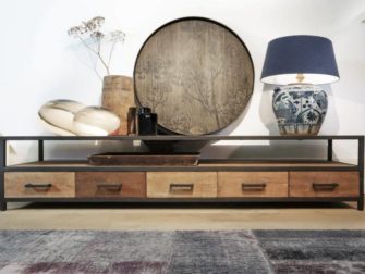 industrieel tv meubel 220cm