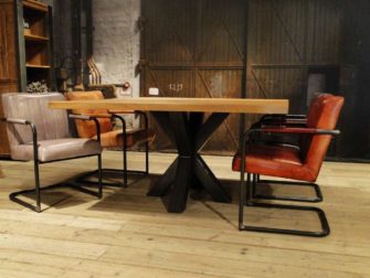 vierkante industriele tafel